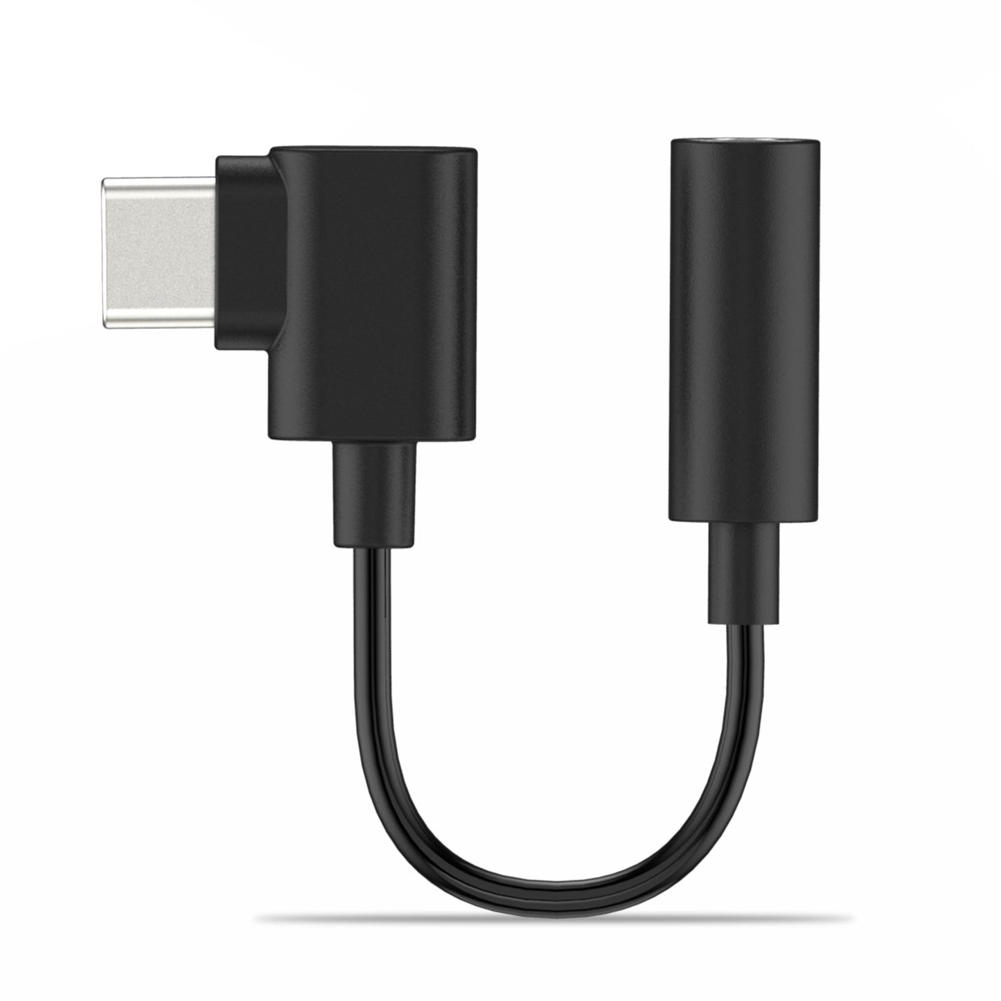 Right-Angled USB C to 3.5mm Headphone Jack Adapter