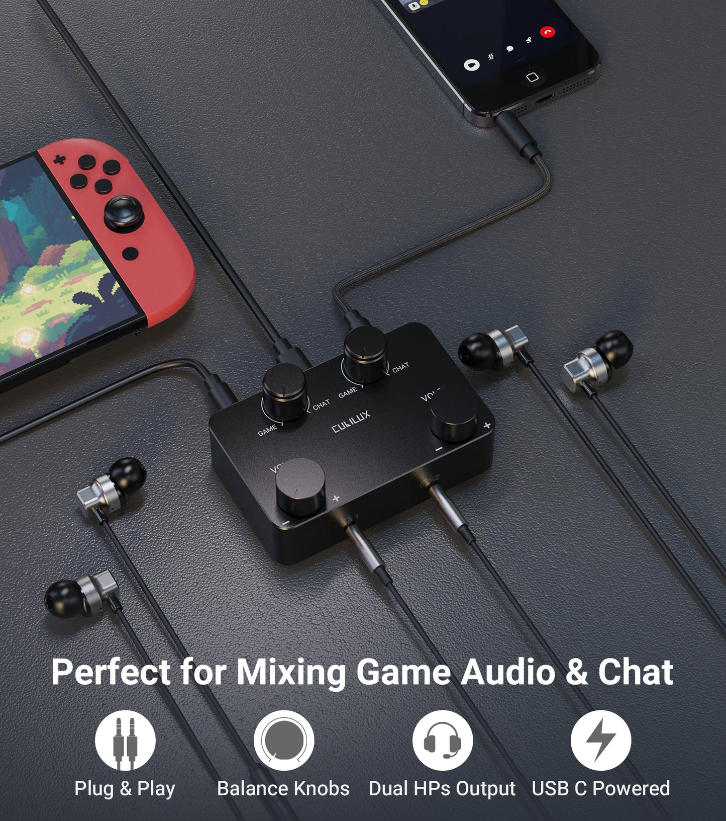 Game Audio & Chat Mixer