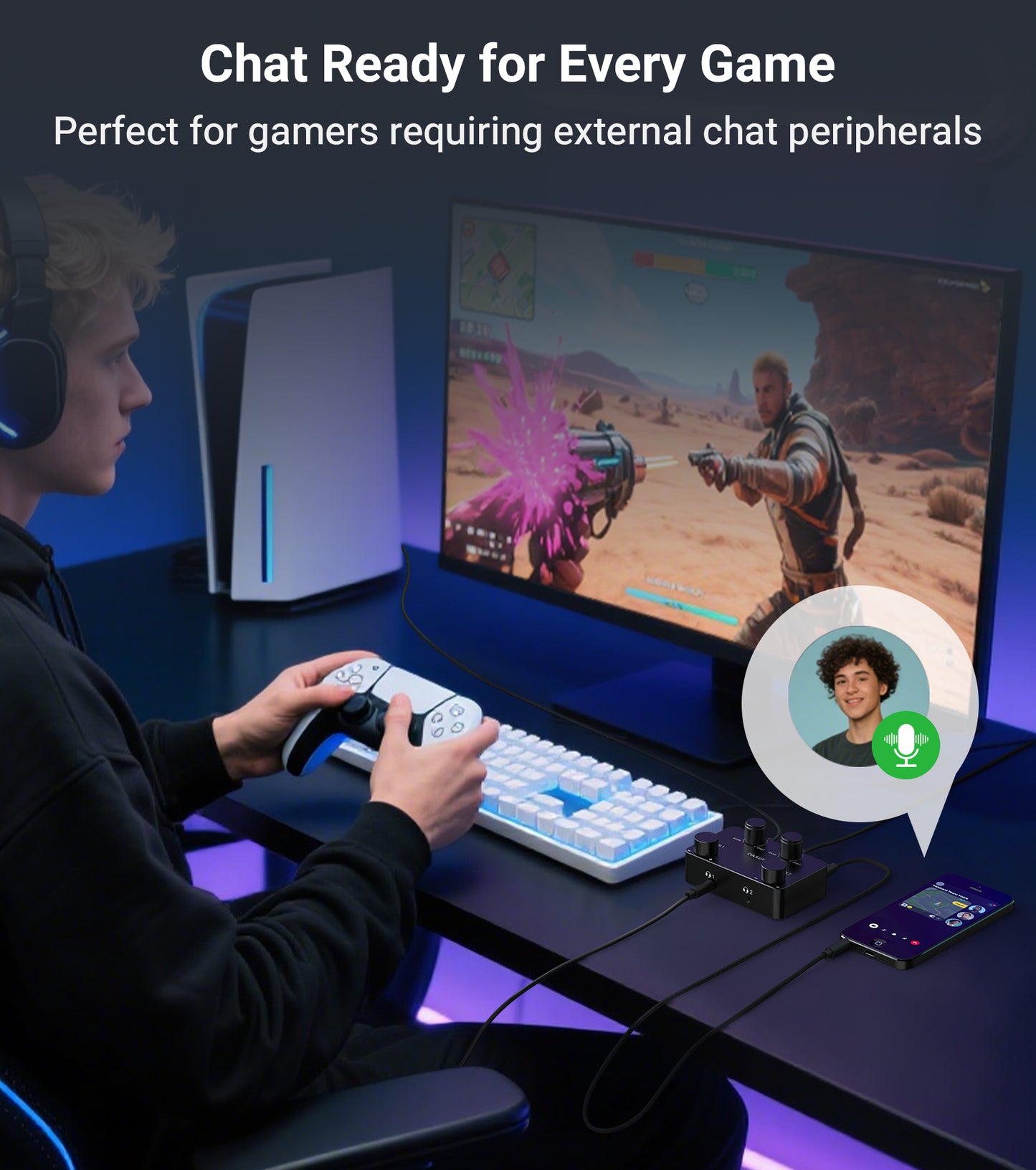 Game Audio & Chat Mixer
