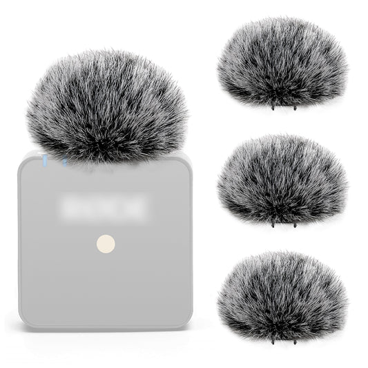 Furry Windscreen for Rode Wireless Go-4 Pack