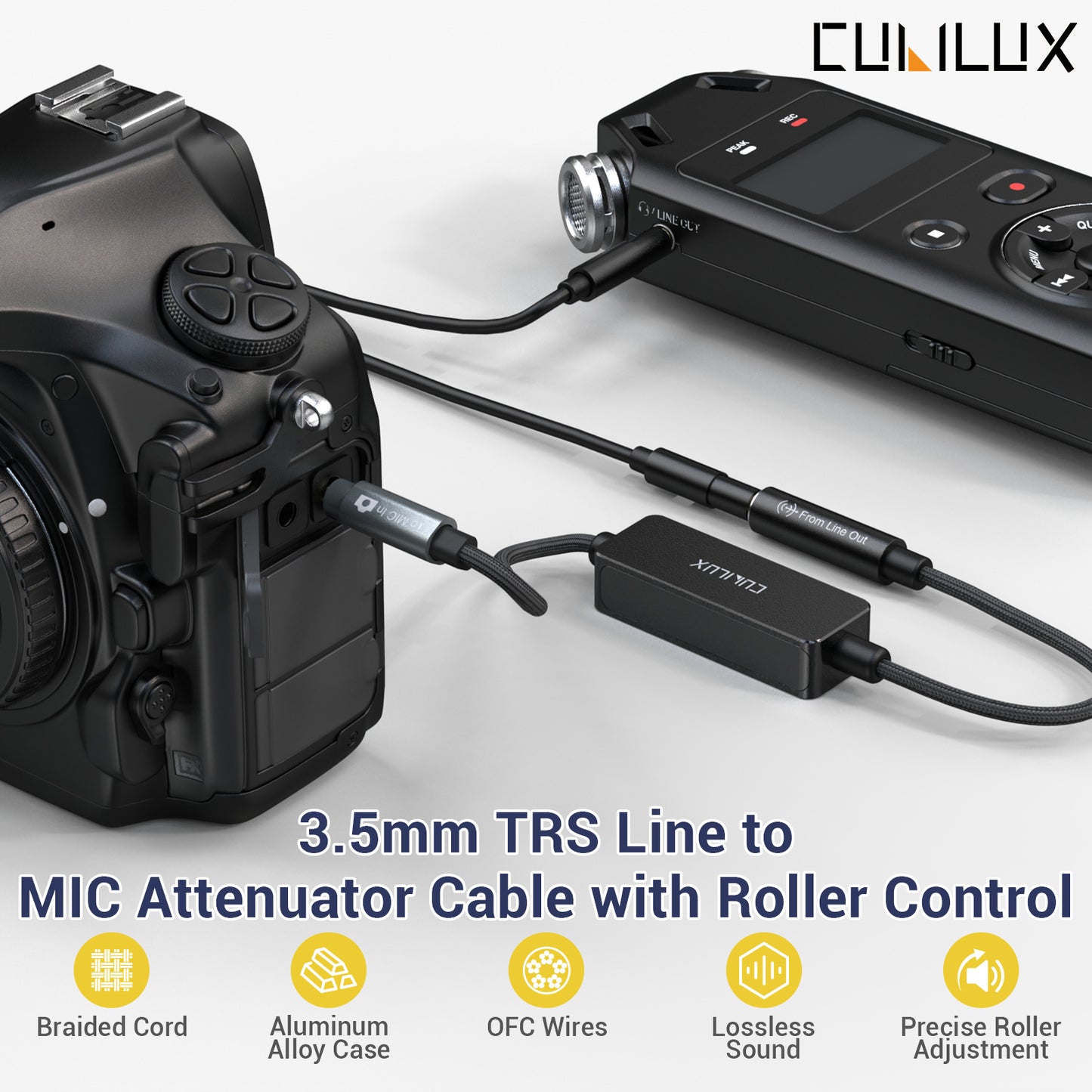 3.5mm Line to Microphone Attenuator