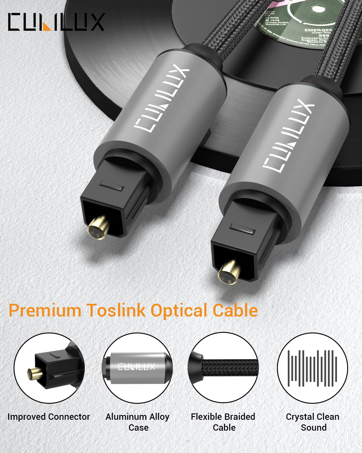 SPDIF Cable-6 FT,2 Pack