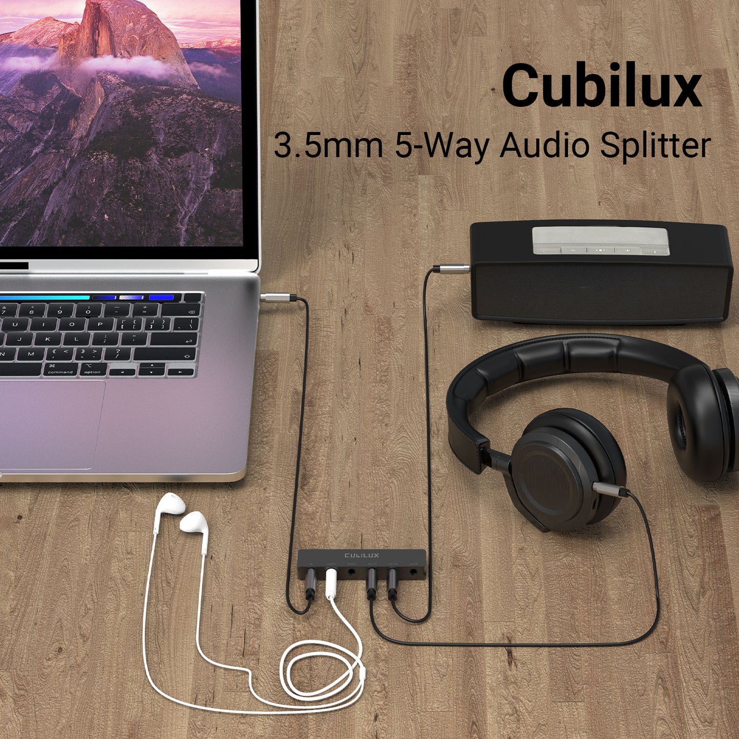 3.5mm Audio Splitter 5 way