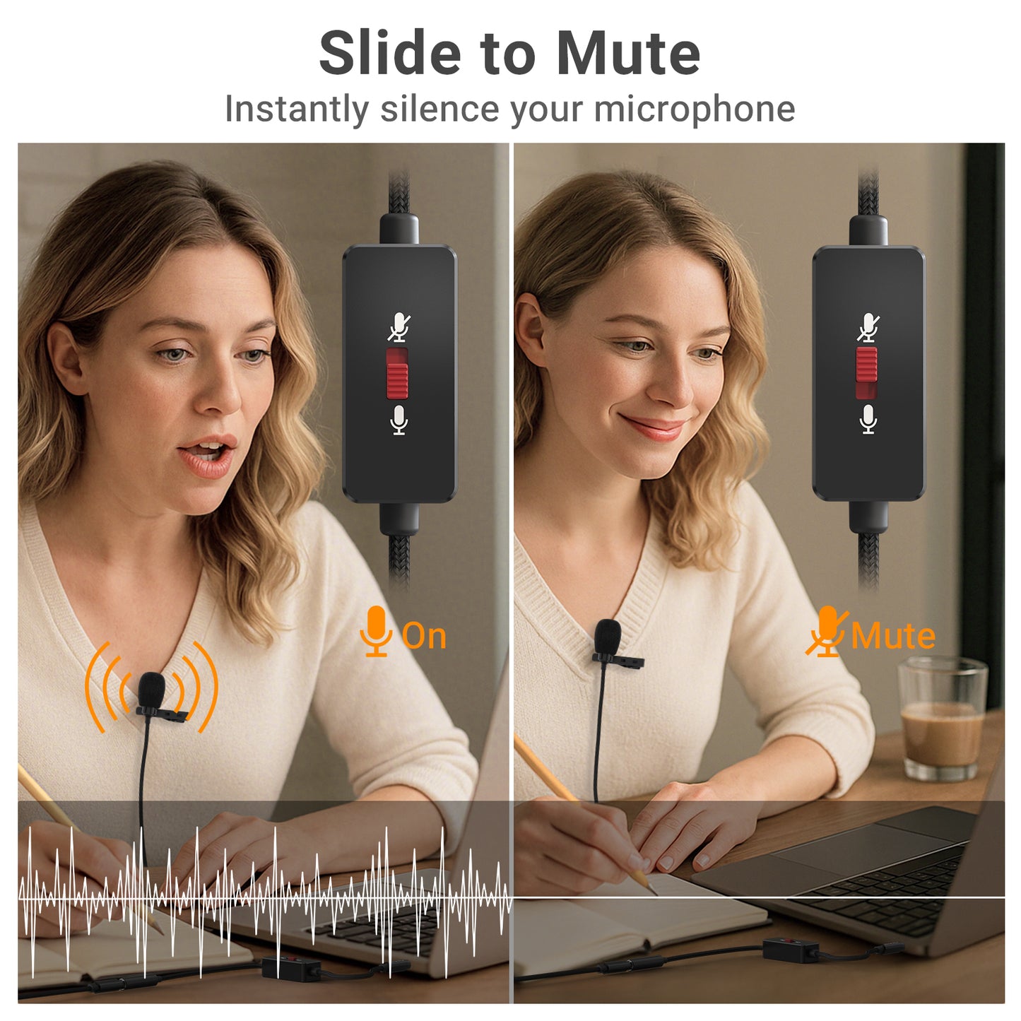 3.5mm Microphone Mute Switch Adapter