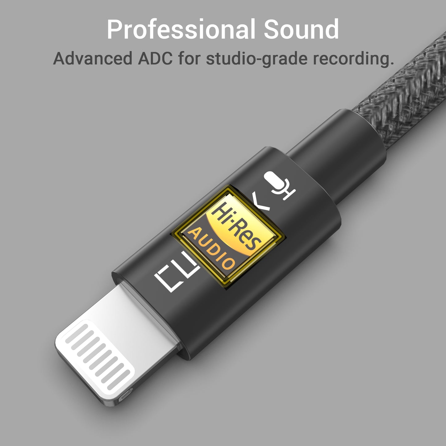 XLR Female to Lightning Microphone Cable,6.5 FT