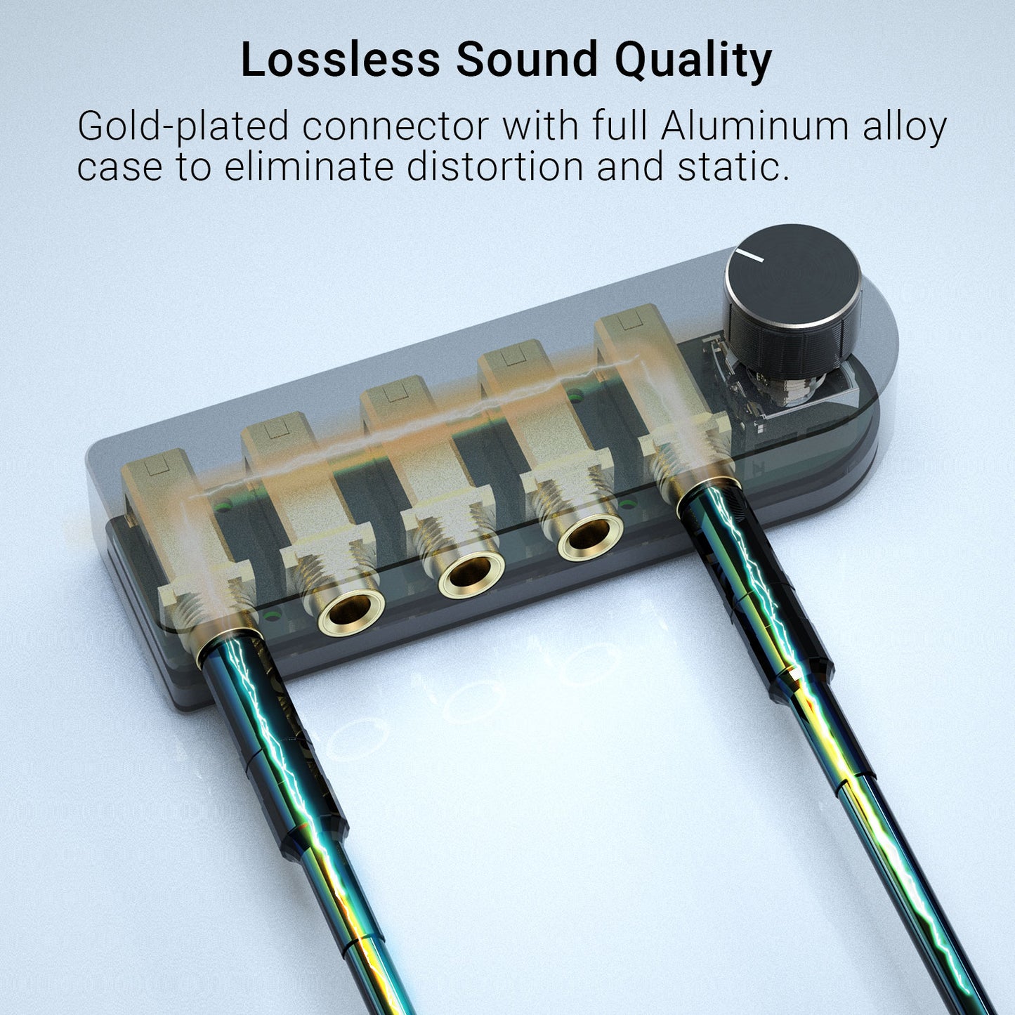 Bidirectional 4-Channel 6.35mm  Audio Selector Box