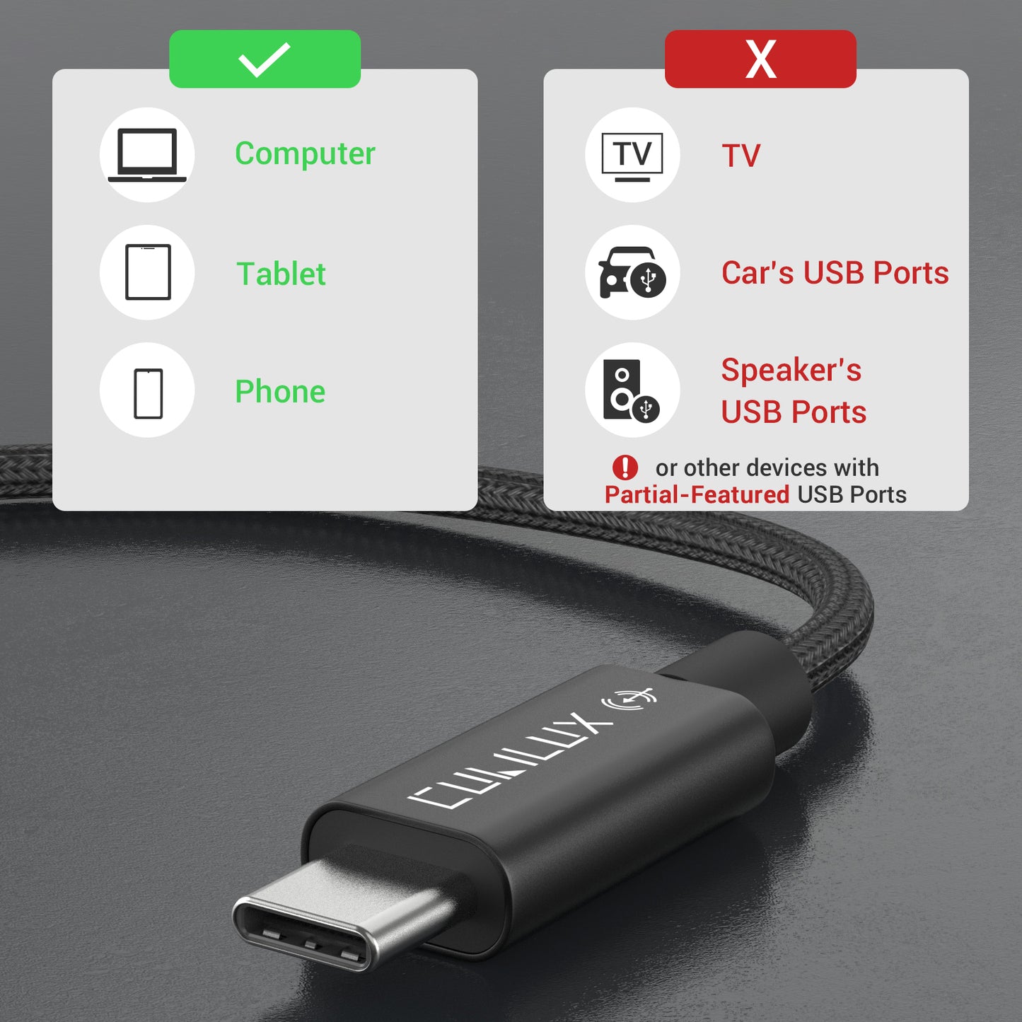 USB C to RCA Audio Capture Cable,5 FT