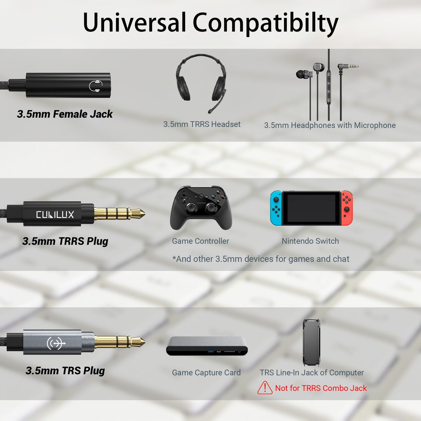 Chat Link Pro Cable with Volume Control