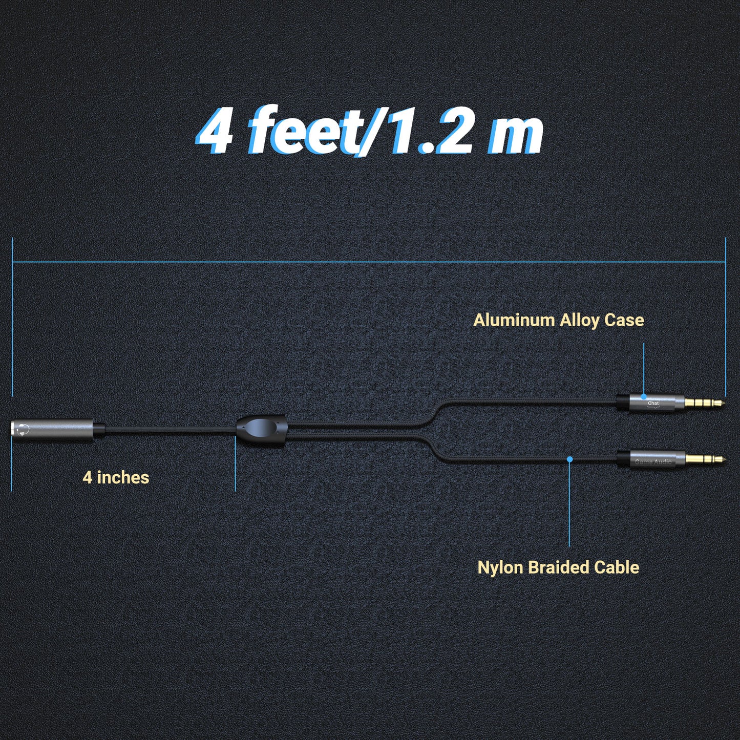 AM-2 3.5mm Party Chat Link Cable