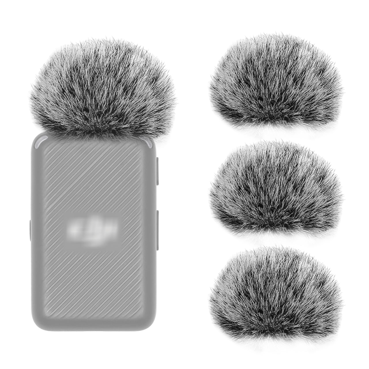 Fury Windscreen for DJI Lavalier Microphone-4PACK