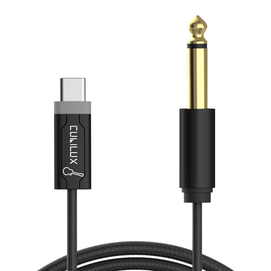 USB C to 6.35mm Guitar Cable