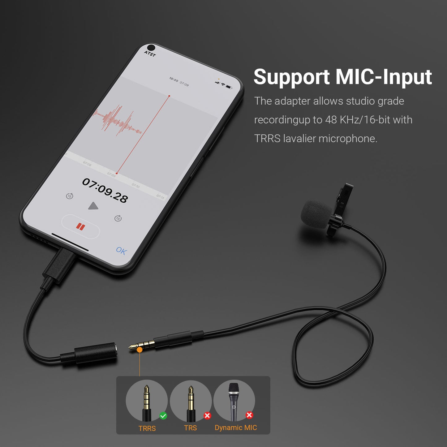 USB C Headphone Adapter with DAC-2 Pack