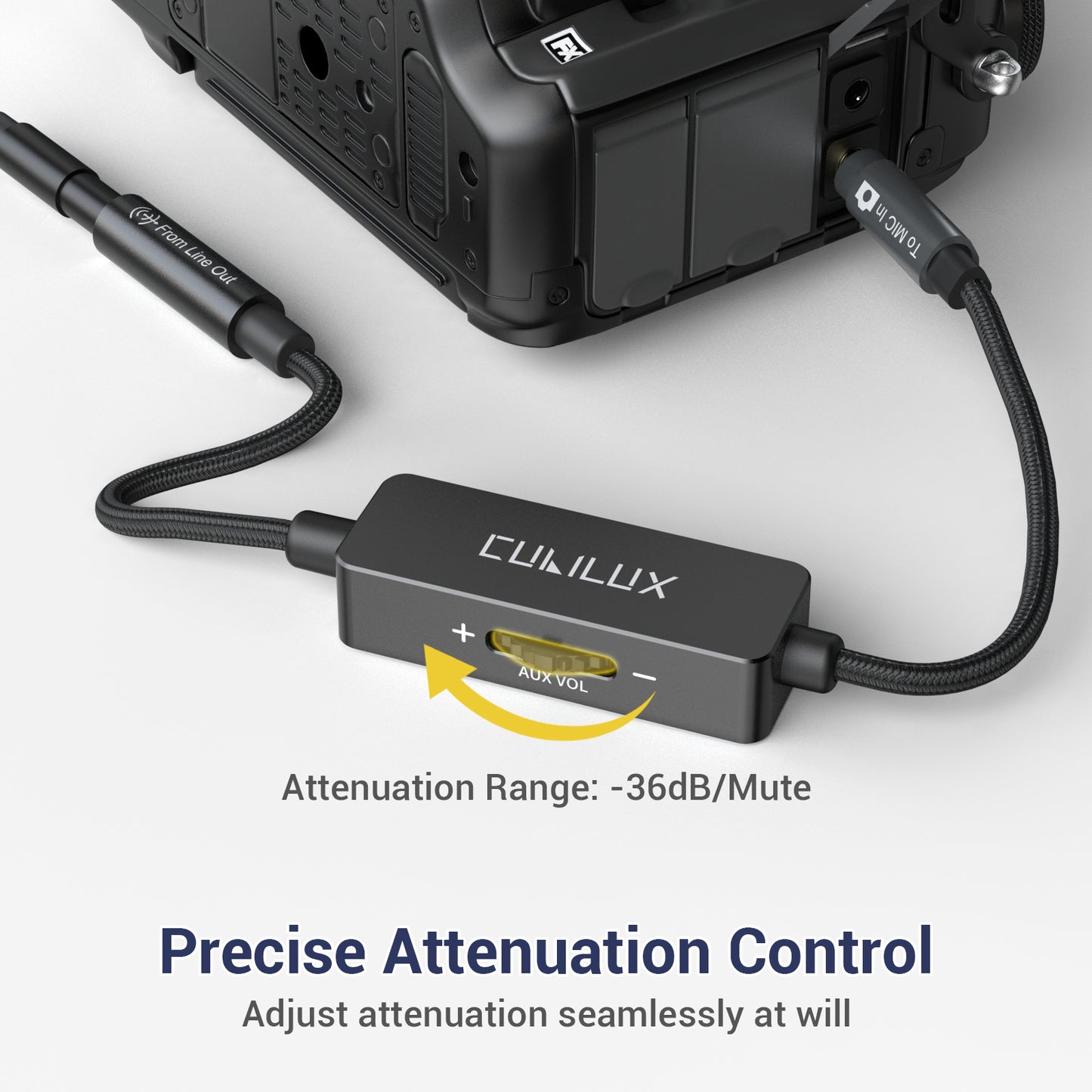 3.5mm Line to Microphone Attenuator