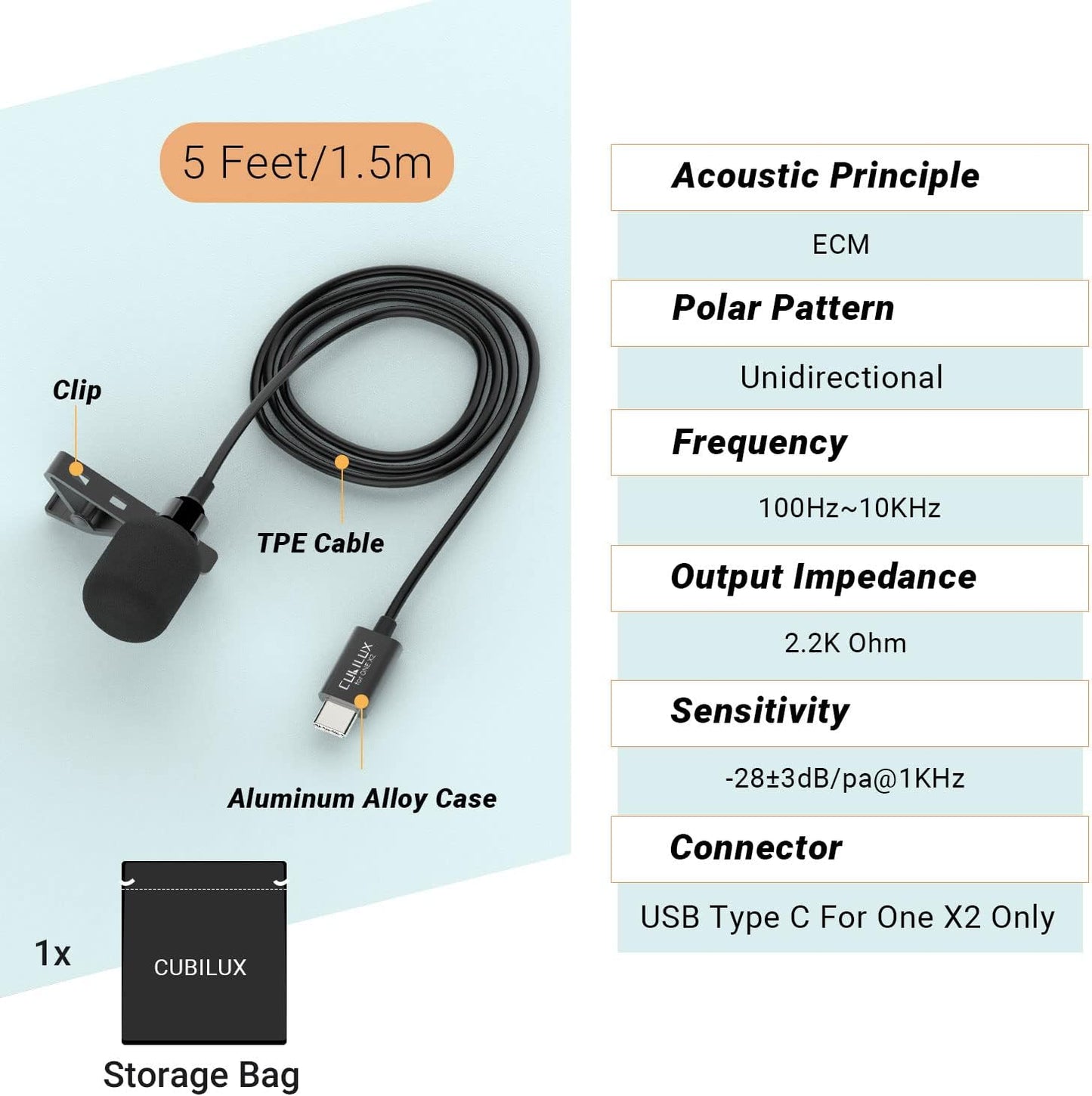 Unidirectional Microphone for One,MLC-6