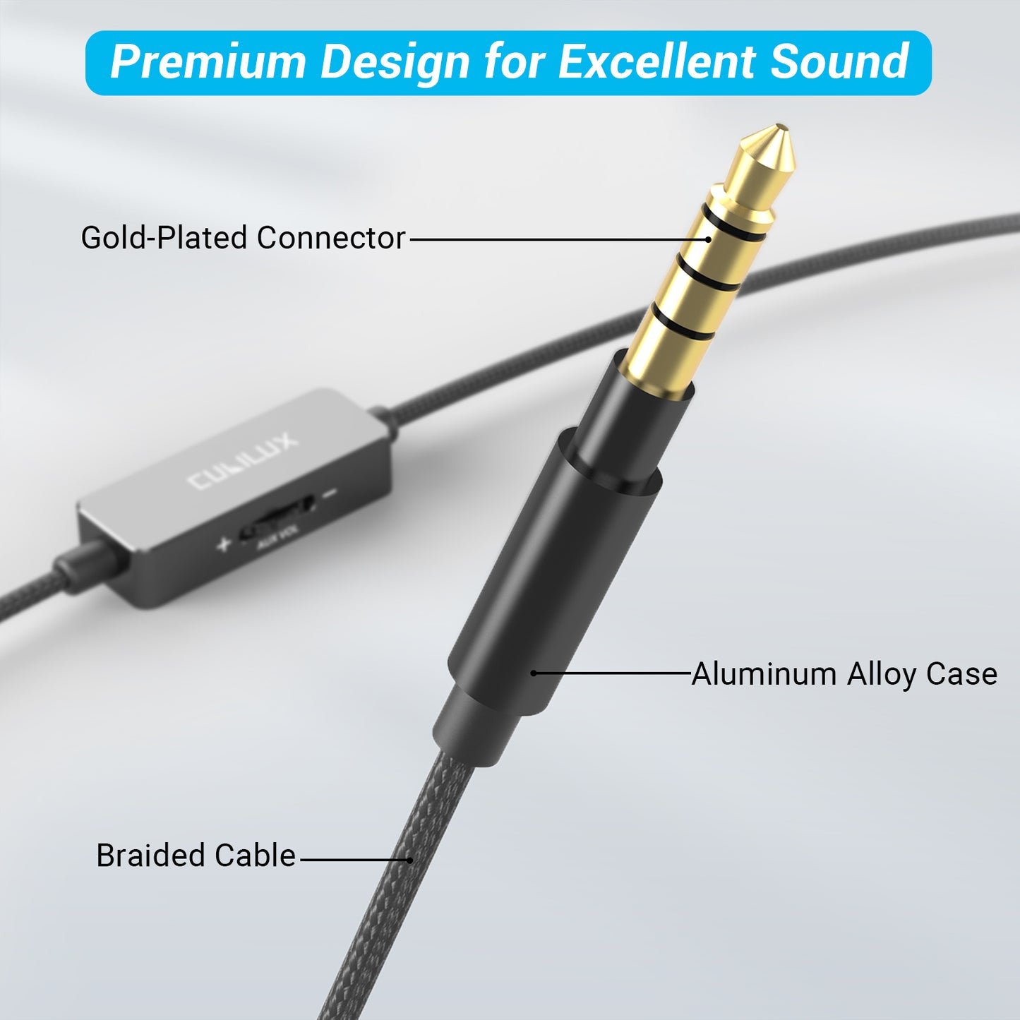 3.5mm to 3.5mm Headphone Cable,4 FT