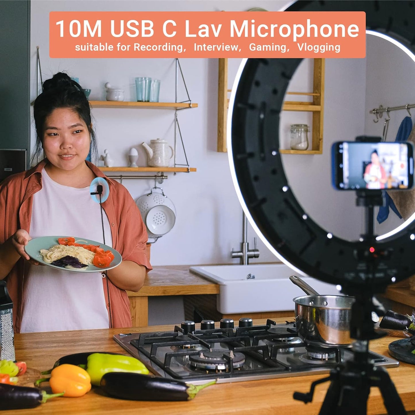 USB C Unidirectional Microphone,MLC-17