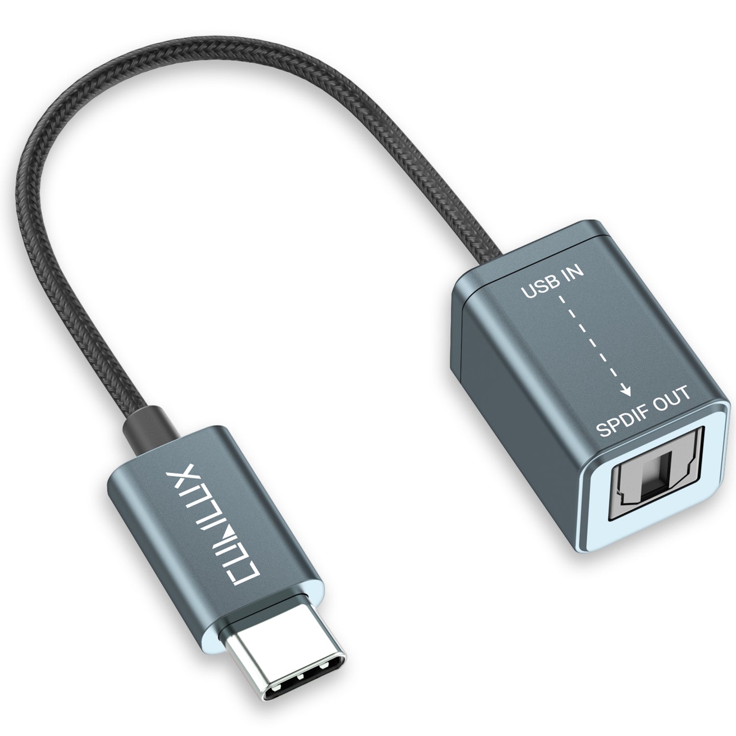 USB C SPDIF Adapter-Gray