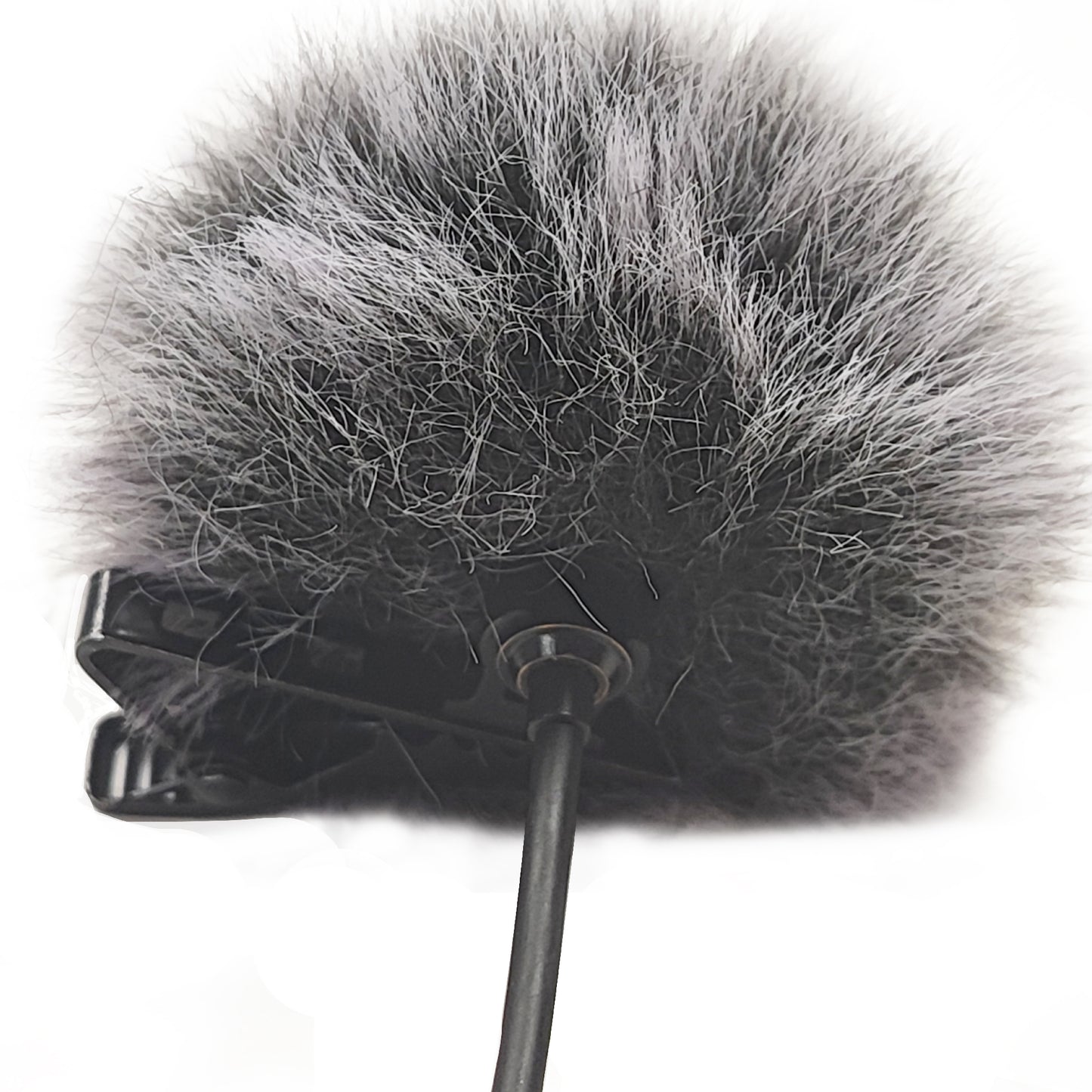 2 Pack Outdoor Furry Windscreen for Lavalier Lapel Microphpone