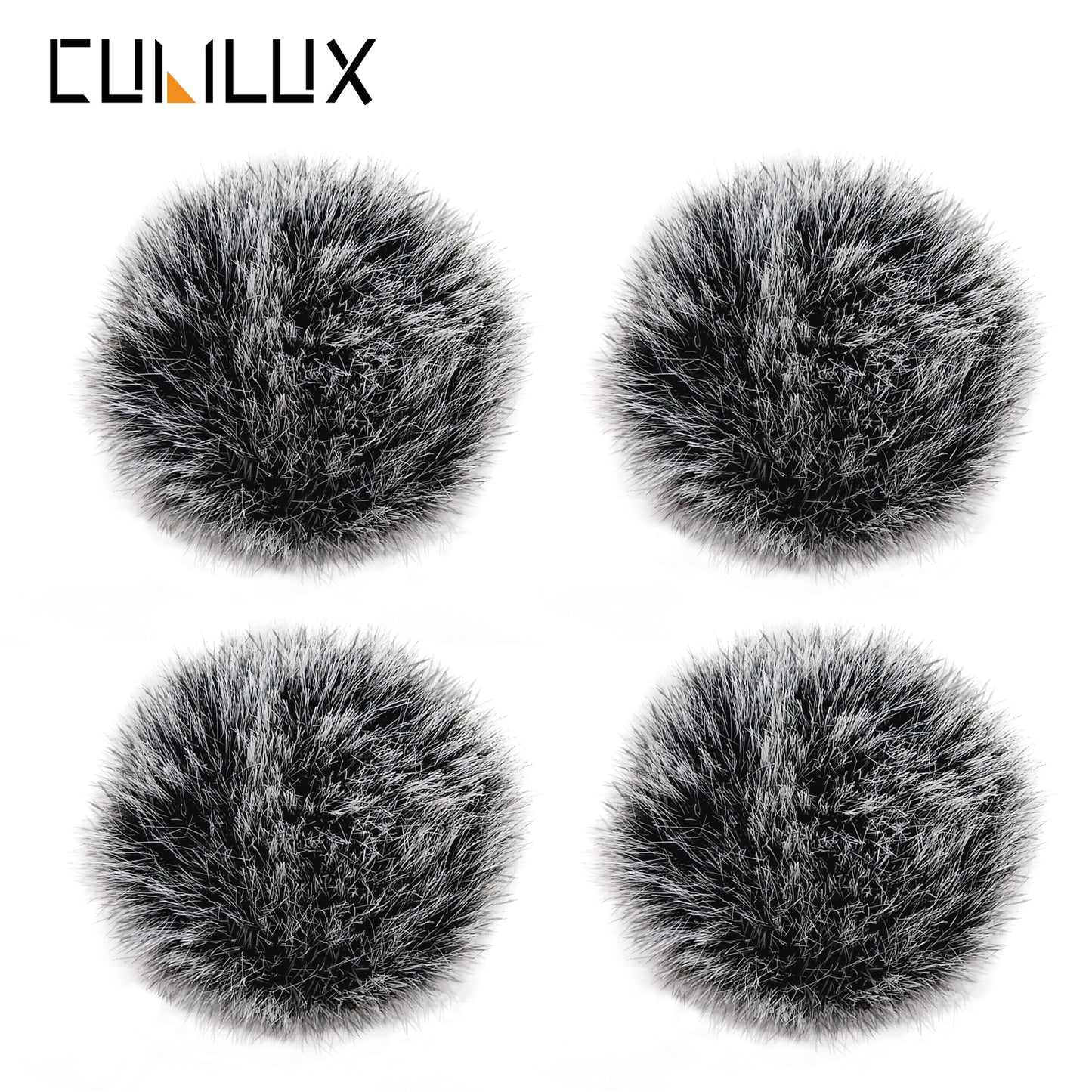 Furry Windscreen for Rode Wireless Go-4 Pack