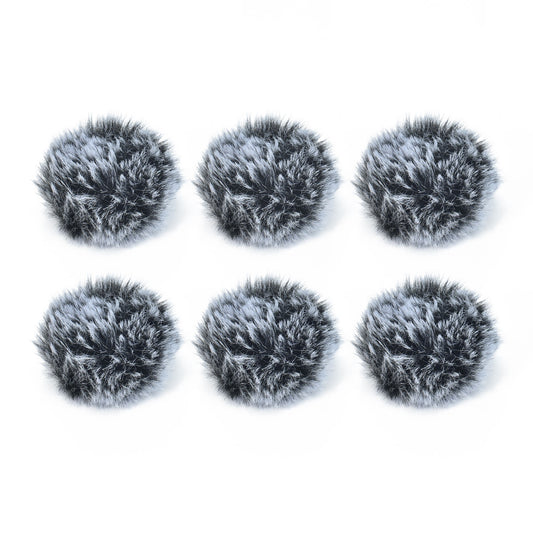 Wind Muff for Lavalier Lapel Microphone-6 Pack