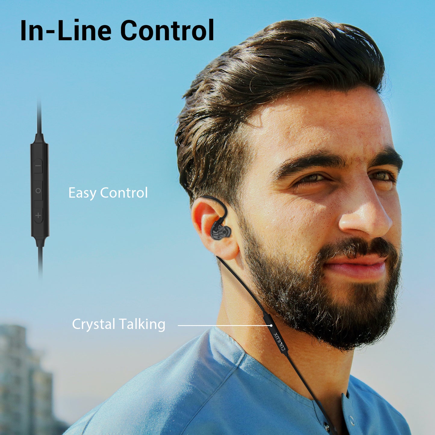 Right Angle USB C Earphones