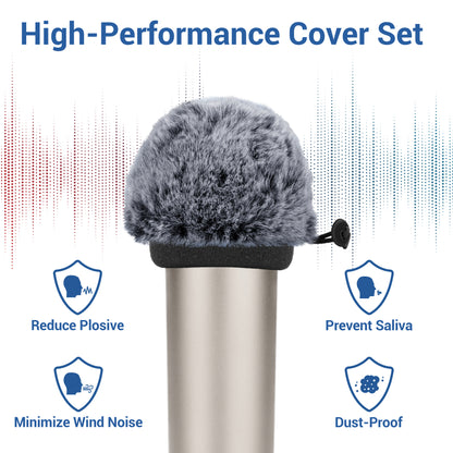 Foam Cover & Furry Windscreen Pack for NT1A