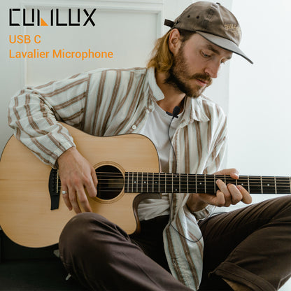 USB C Unidirectional  Lavalier Microphone,MLC-12