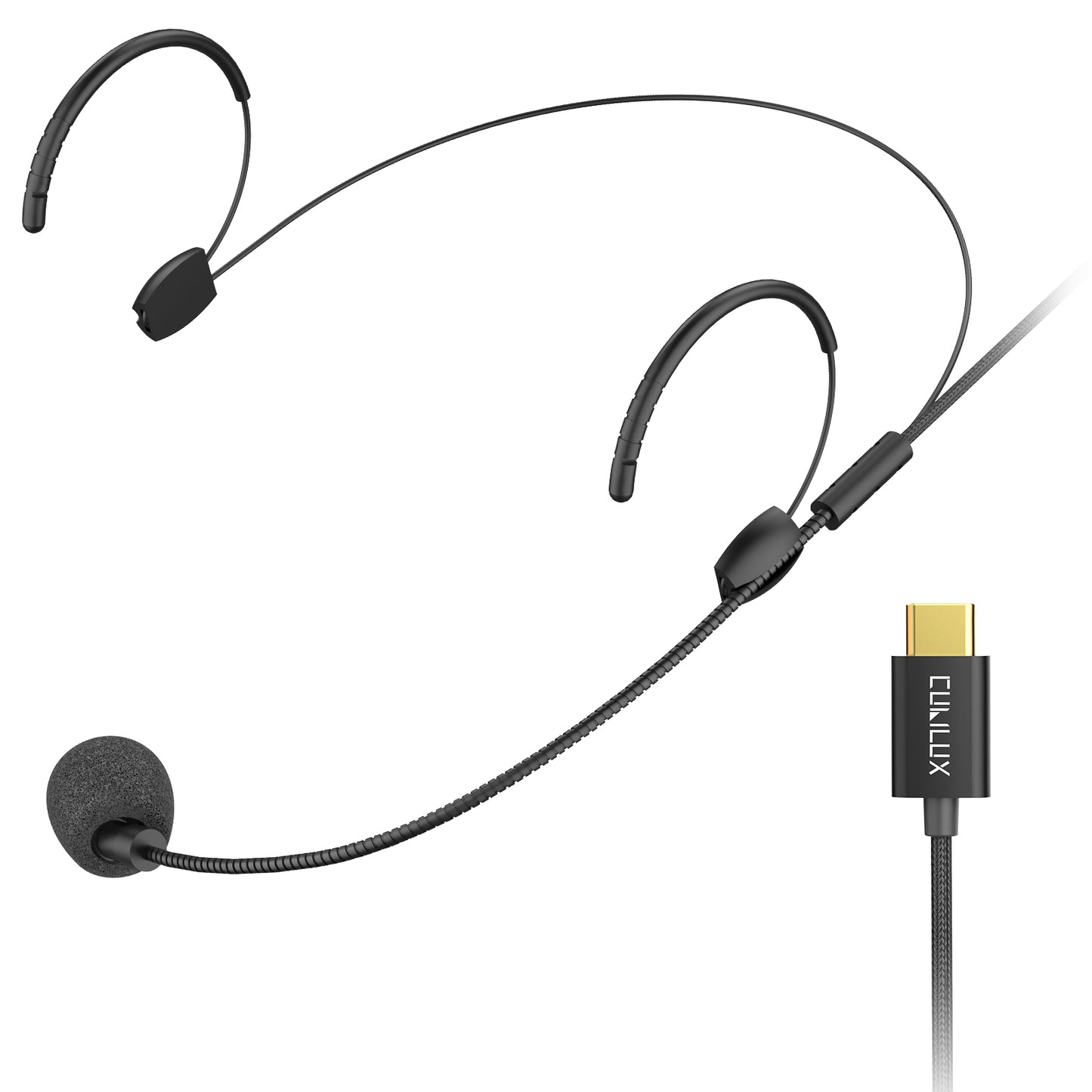 USB C Unidirectional Headworn Microphone