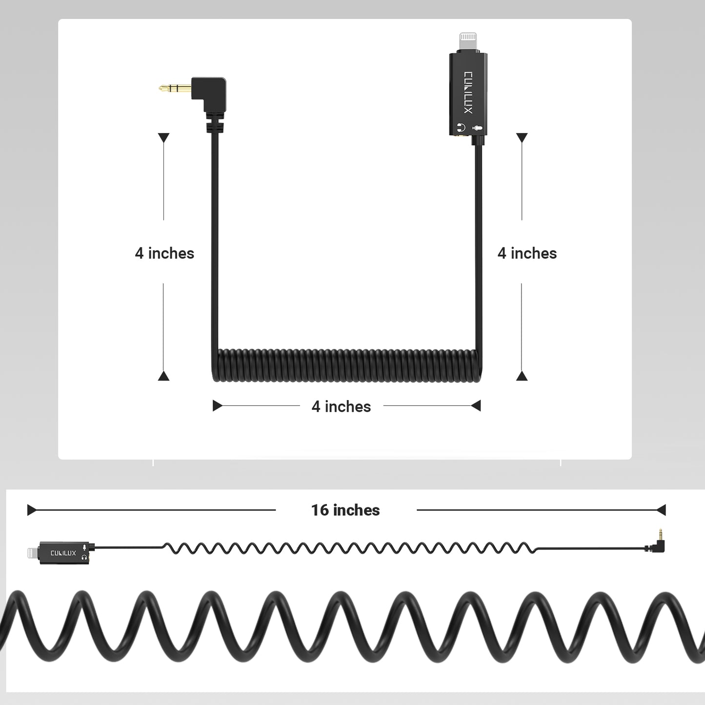 Lightning to TRS Microphone Cable