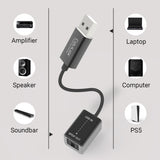 USB A to S/PDIF Optical Audio Converter,Black