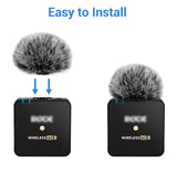 Furry Windscreen for Rode Wireless Go II 4-Pack