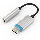 HiFi Portable USB C Headphone DAC-SILVER&BLUE