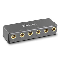 6.35mm 5 Ways Audio Splitter-GRAY