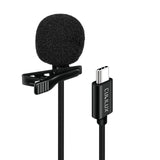 Cubilux Unidirectional USB C Lavalier Microphone- 9mm