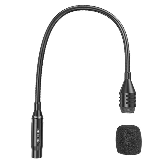 XLR Gooseneck Microphone with Mute Button
