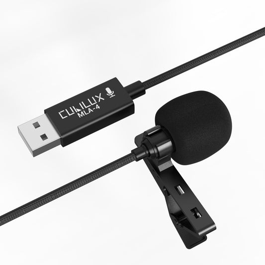 Unidirectional USB A Lav Microphone-MLA-4,1.5m/5ft
