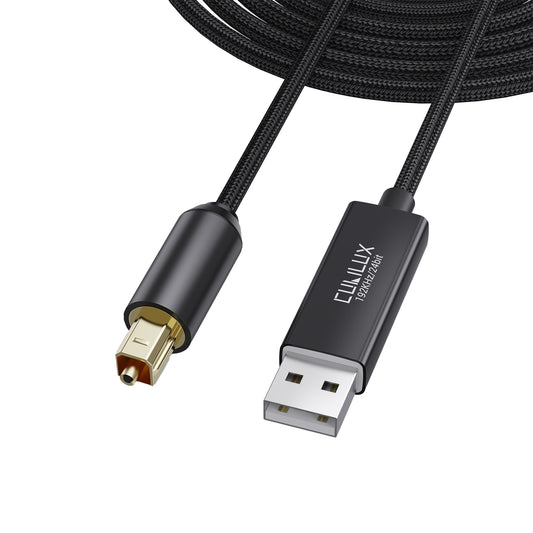 USB A to TOSLINK Optical Audio Cable