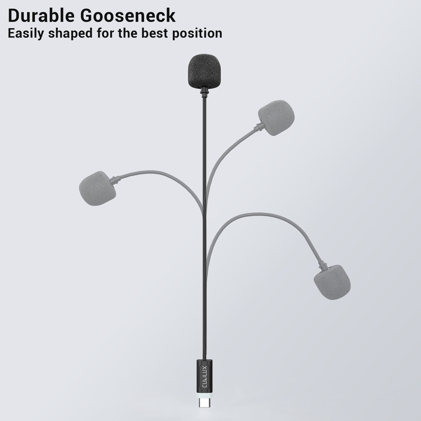 USB C Unidirectional Gooseneck Microphone,MGC-1