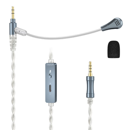 3.5mm Headphone Cable with Boom Mic, Mute Switch, Volume Control, 6 FT