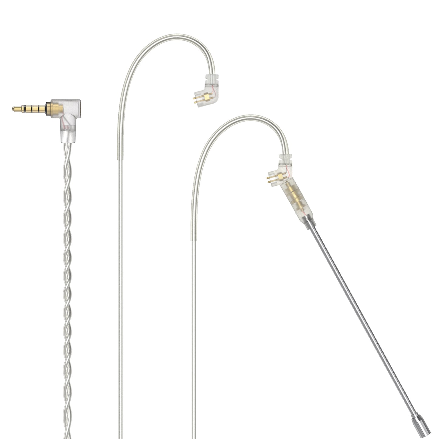 3.5mm 2-Pin 0.78mm IEM Cable with Microphone