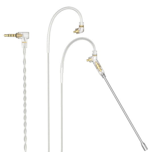 3.5mm MMCX Cable with Boom MIC, 4 Feet