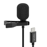 Unidirectional USB C Lavalier Microphone 1.5m