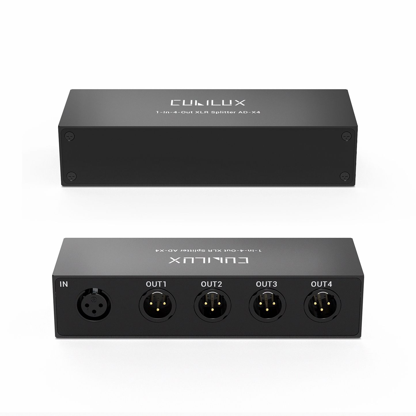 4-Way XLR Audio Passive Splitter