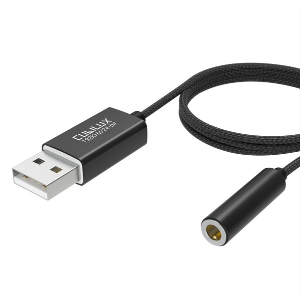 USB A to 3.5mm Jack Adapter-4FT