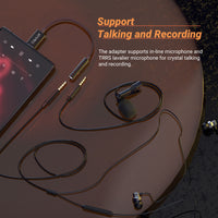 USB C Headphone Adapter with DAC-Black