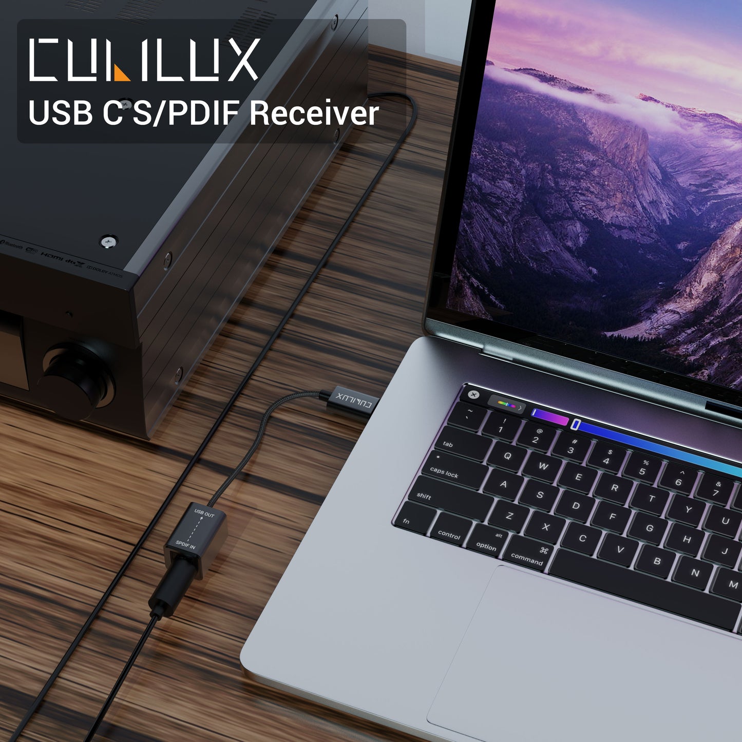 USB C SPDIF Receiver [Stereo Recording ONLY, NOT for Playing Audio]