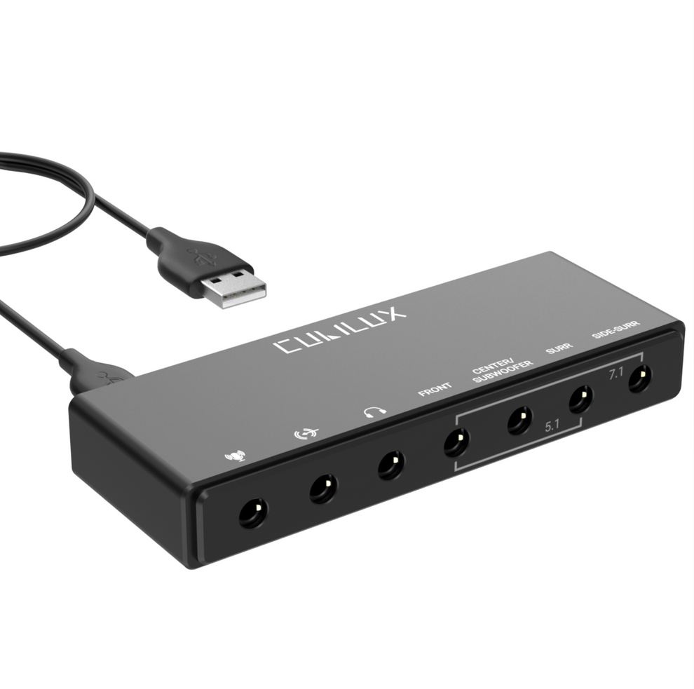 7.1 & 5.1 Surround Sound Card – Cubilux