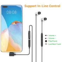Right-Angled USB C to 3.5mm Headphone Jack Adapter
