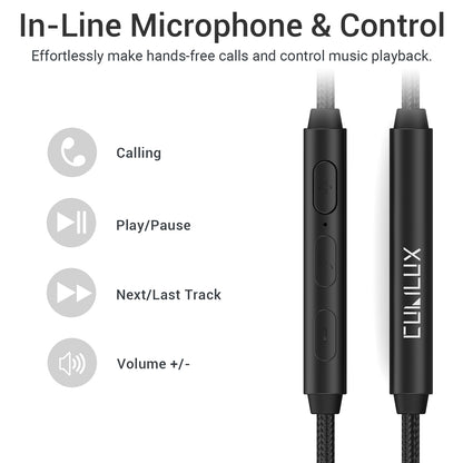 USB C to 2.5mm Headphone Cable with MIC-Black,4FT