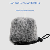 Gray Furry Windsreen for Apogee Hype MIC